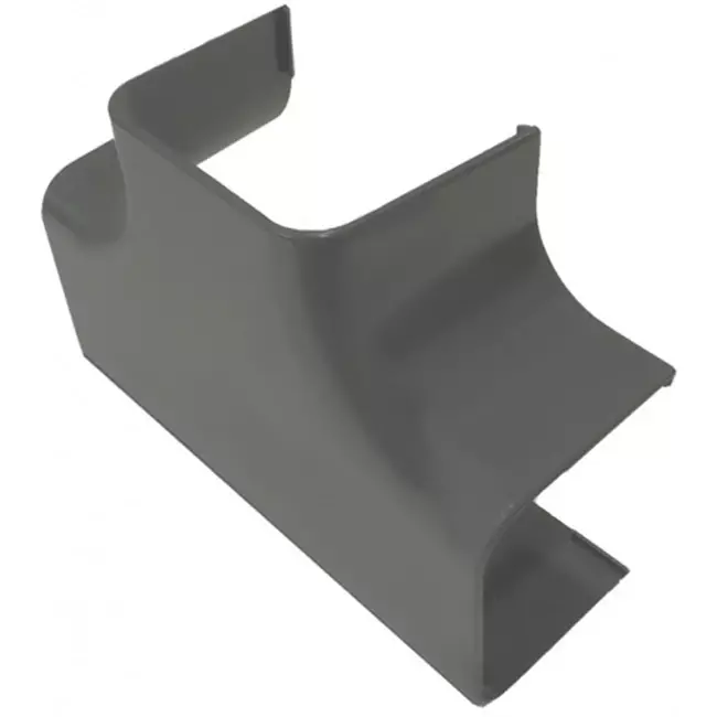 Climaplus airco leidinggoot T-stuk voor montagekanaal 90x65mm RAL 7016 GRIJS