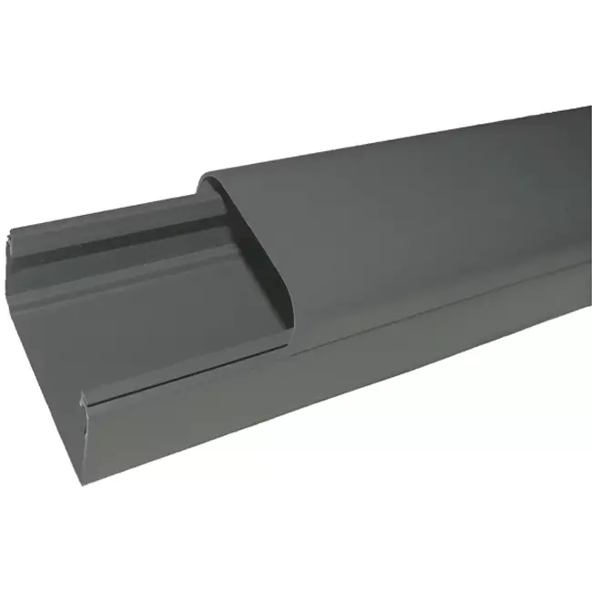 Climaplus airco leidinggoot Montage deksel 90x65mm, 2 meter RAL 7016 GRIJS