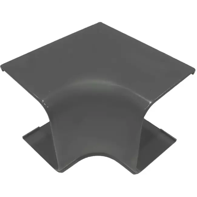 Climaplus airco leidinggoot Haakse binnenbocht 90x65mm RAL 7016 GRIJS