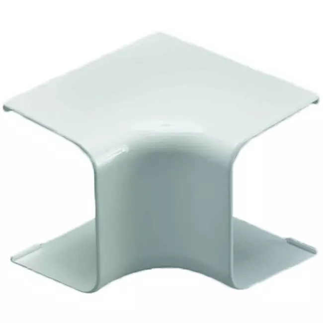 Climaplus airco leidinggoot Binnenbocht 90x65mm RAL 9010 WIT