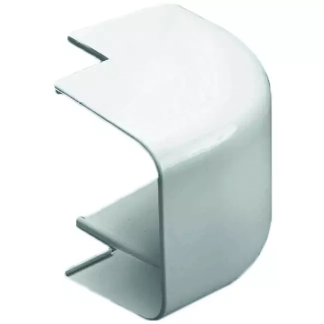 Climaplus airco leidinggoot Buitenbocht 90x65mm RAL 9010 WIT