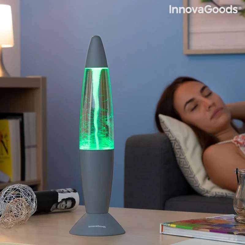 INNOVAGOODS LAVALAMP - LED-LAVALAMP - TORNADO LED-LAVALAMP - LAVALAMP - KINDERLAMP - NACHTLAMP - BUREAULAMP - ELEKTRISCHE LAMP - ELEKTRISCHE LAVALAMP - LAVALAMP VOOR KINDEREN - LAMP VOOR KINDEREN - LAVALAMP GROEN - LAVALAMP BLAUW - LAVALAMP ROOD