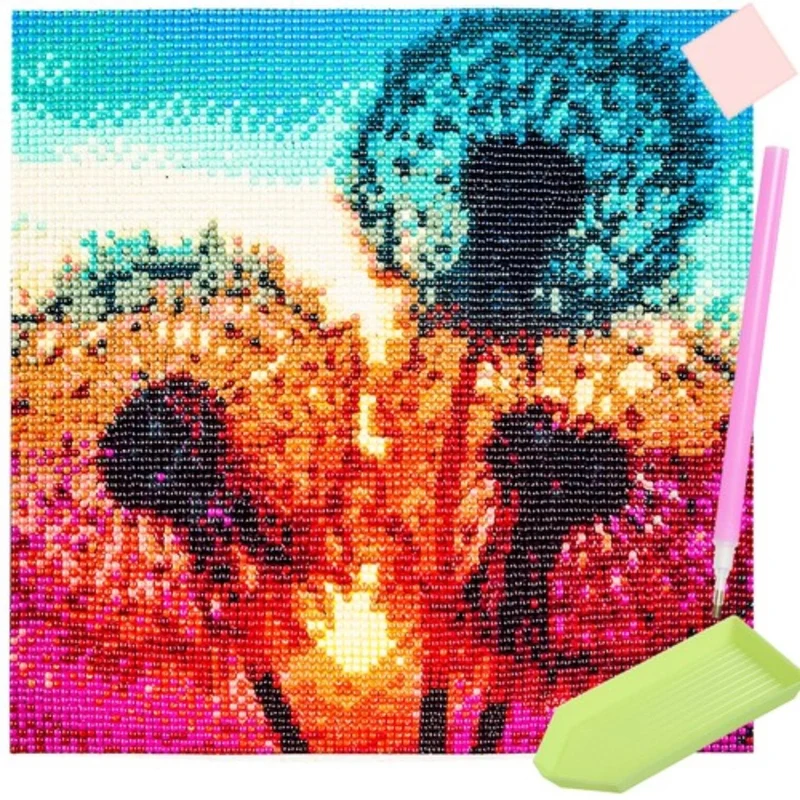 Diamond Painting set - Blaasbloemen