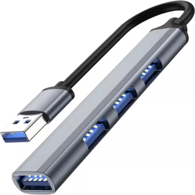 USB Hub - 4 poorten - 1 x 3.0 + 3 x 2.0 - USB Splitter