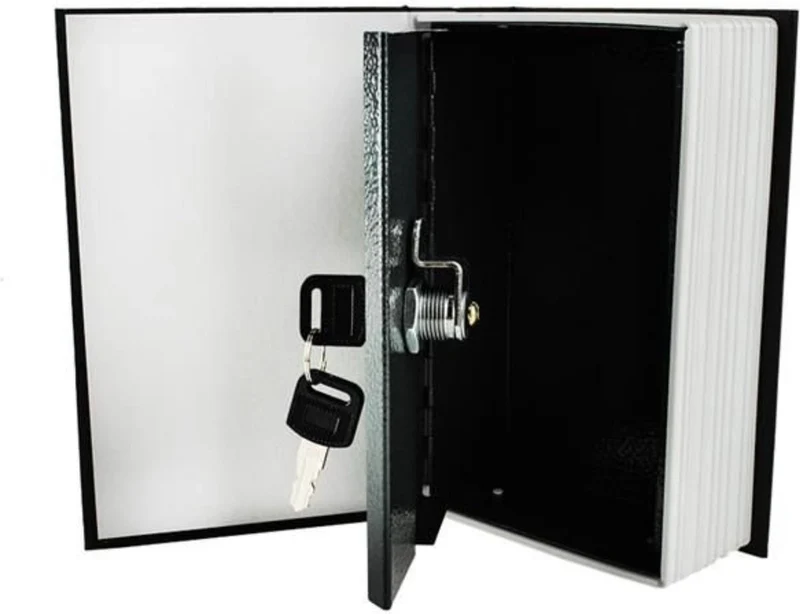 Malatec Kluis Verborgen in Boek - Discrete Veilige Opbergplek - 18cm x 11,5cm