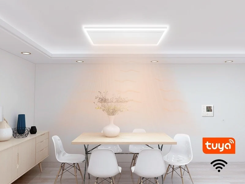 QH-HL Serie Wifi infraroodpaneel met LED verlichting 63 x 108 cm - 700Watt