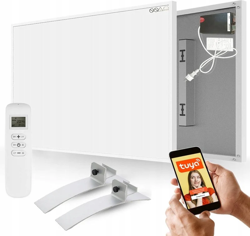 Byecold - Infraroodpaneel Vrijstaand/Wandmontage WiFi 350W 60x60