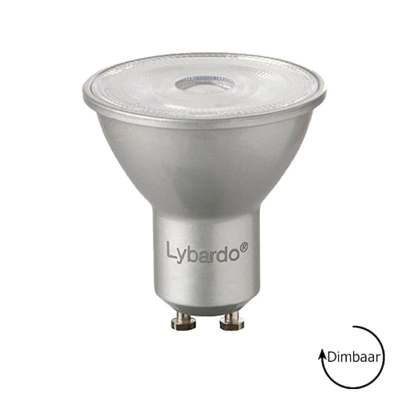 Lybardo LED spot GU10 | 4.9 watt dimbaar | 2700K warm wit Winkel