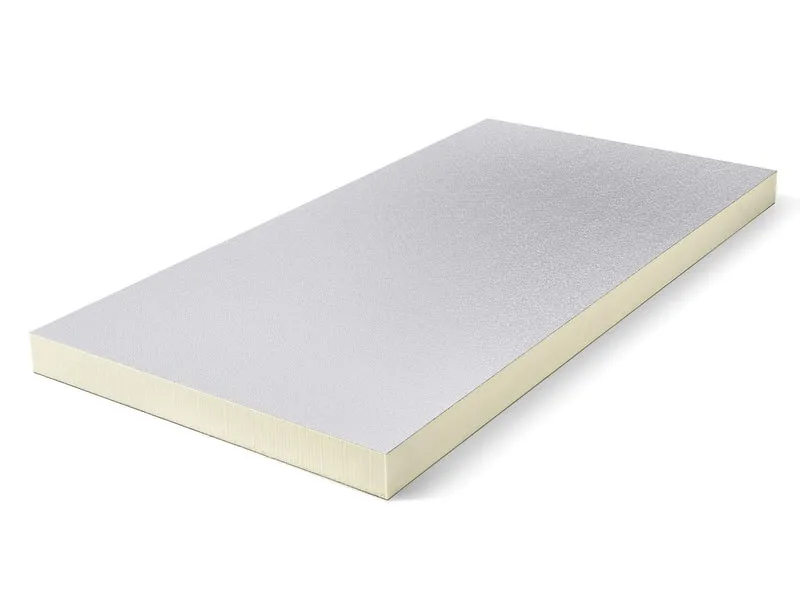 PIR plaat 2-zijdig Aluminium