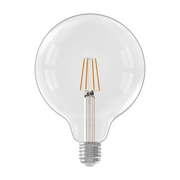 Calex LED Filament Lamp G125 E27 Helder – 4.5W Dimbaar | Klassiek design, modern rendement