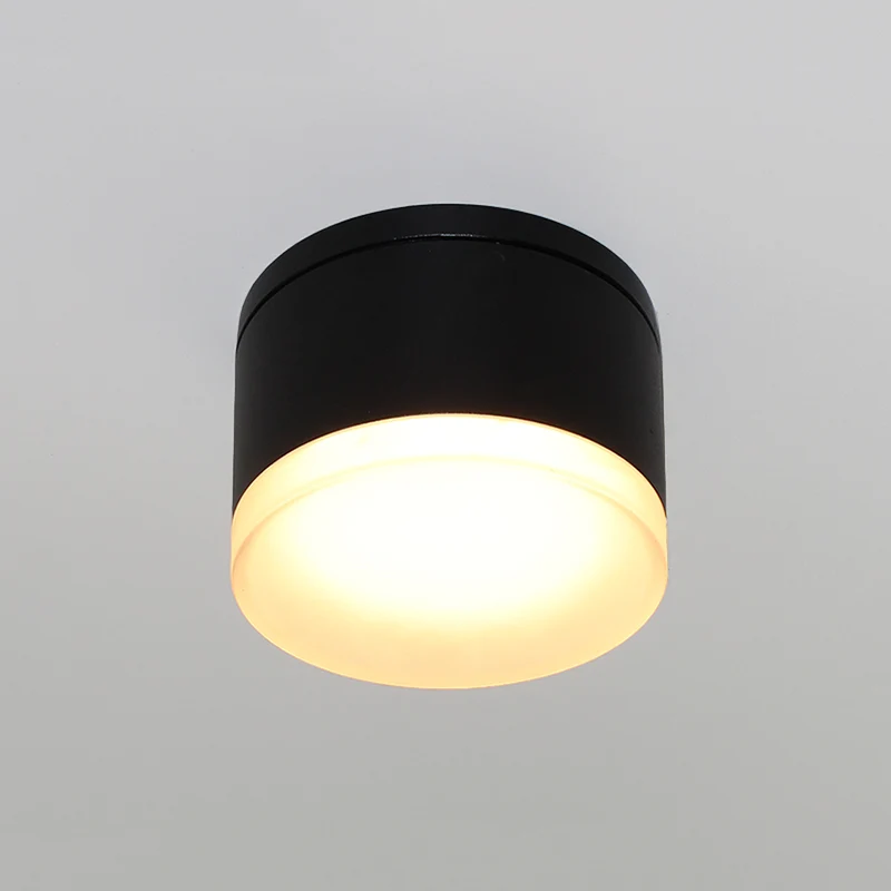 Opbouwspot buiten Regus | Geïntegreerd LED | 12 watt | 3000K modern warm wit | IP54 | Mat zwart