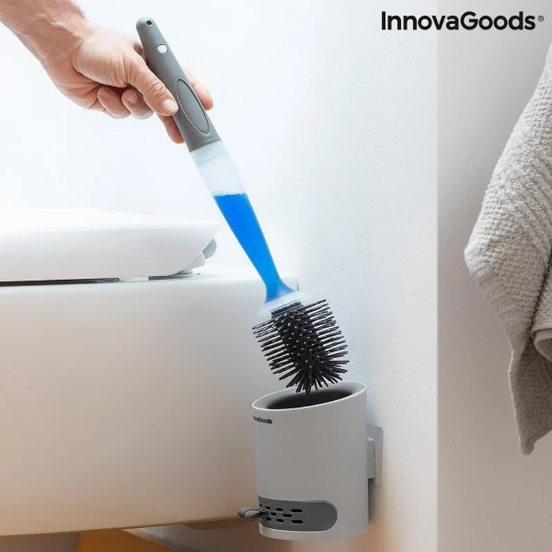 InnovaGoods Toiletborstel met Zeepdispenser - Bruilet