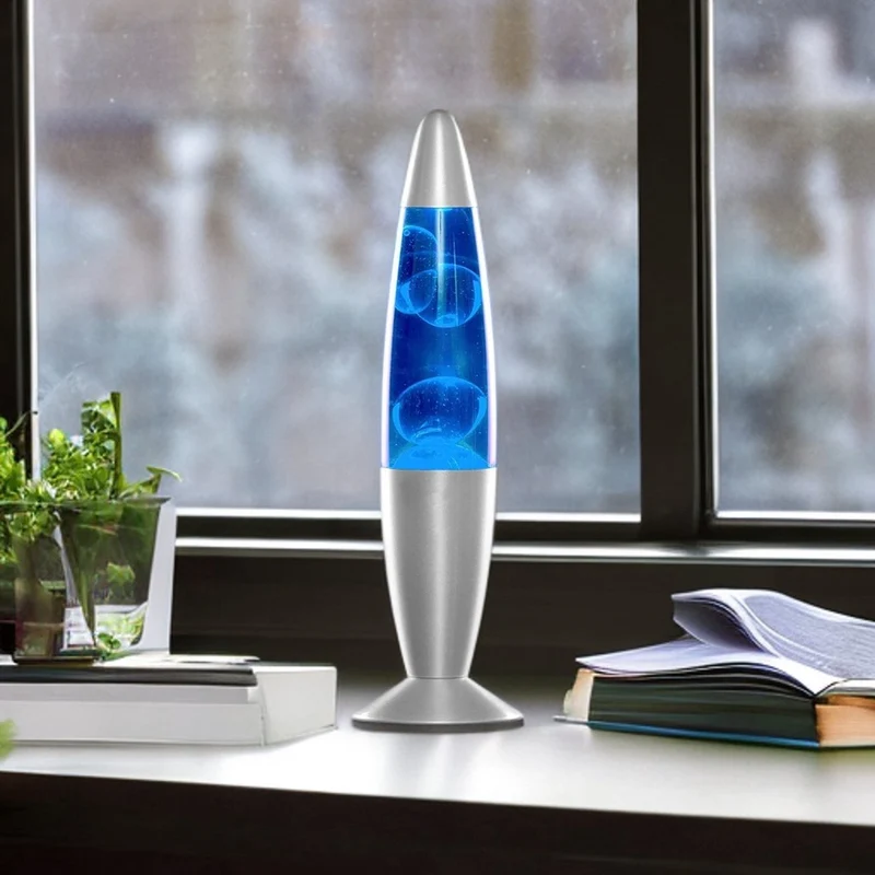 Lavalamp Blauw InnovaGoods | Lavalamp voor kinderen 25W Magma | Lavalampen sfeerverlichting | Nachtlampje Kinderen en Volwassenen