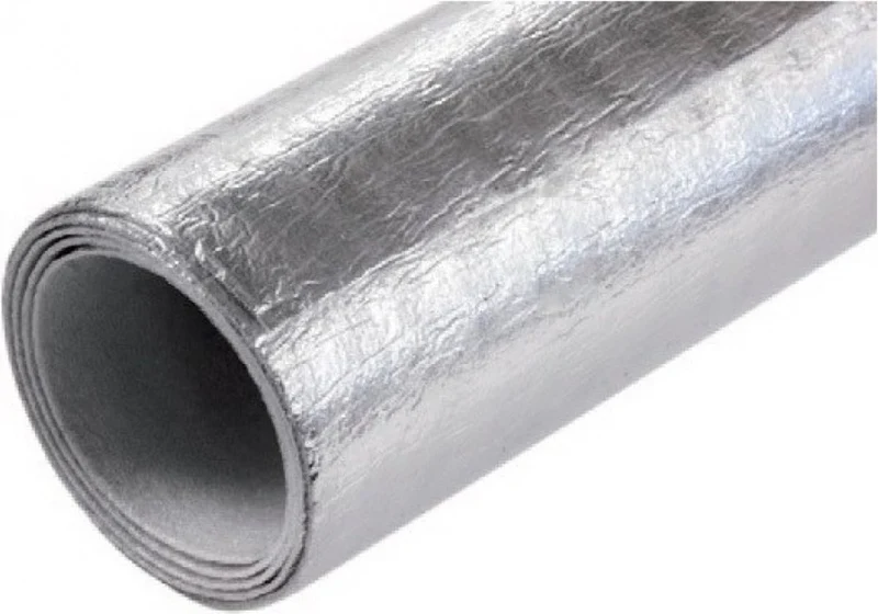 Radiatorfolie voor tegen de muur dus 3 mm dik - 50 cm breed - 5 mtr lang - Isolatiefolie - vochtwerend en gasbesparend - gemakkelijke en snelle bevestiging