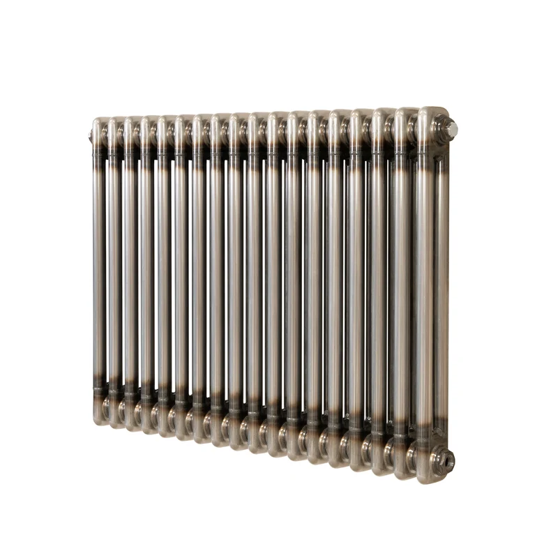 Traditionele Radiator - 2-Kolom - 600 x 830 mm - Ruw Metaal
