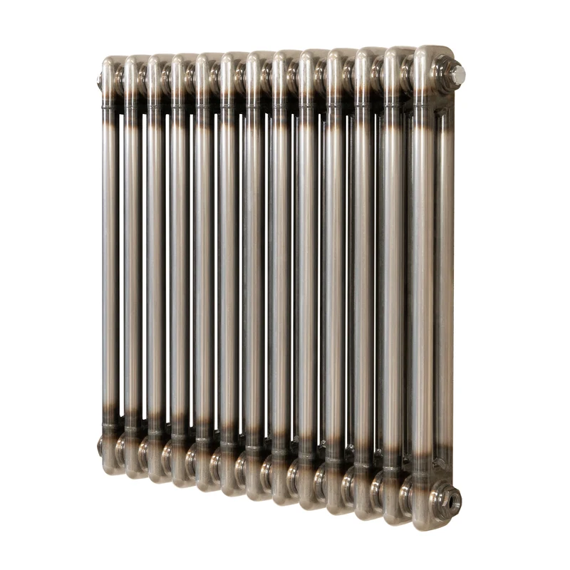 Traditionele Radiator - 2-Kolom - 600 x 605 mm - Ruw Metaal
