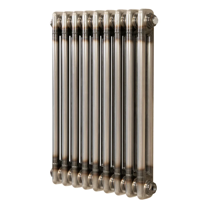Traditionele Radiator - 2-Kolom - 600 x 425 mm - Ruw Metaal