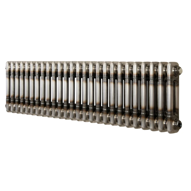 Traditionele Radiator - 2-Kolom - 300 x 1190 mm - Ruw Metaal