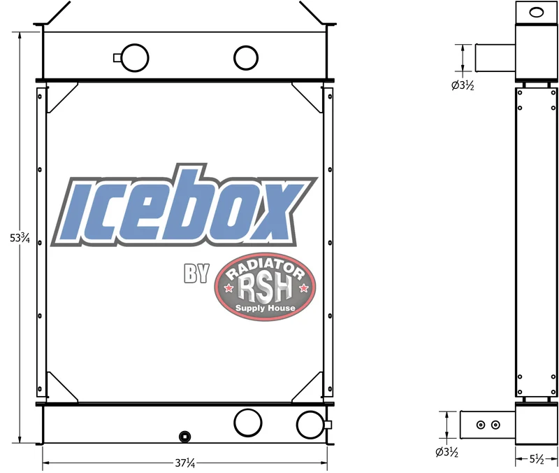Cummins 300KW, QSM11-G2 Radiator # 990413