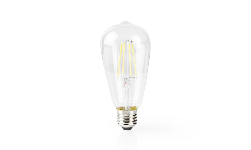 Slimme LED Filamentlamp – Nedis SmartLife, E27, 500 lm 5W, Warm Wit