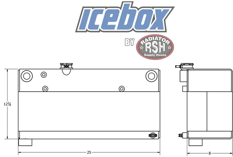 Cummins V504 Diesel Fire Pump Radiator # 990541