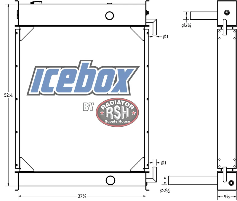 Cummins 300KW, QSM11-G2 Radiator # 990439
