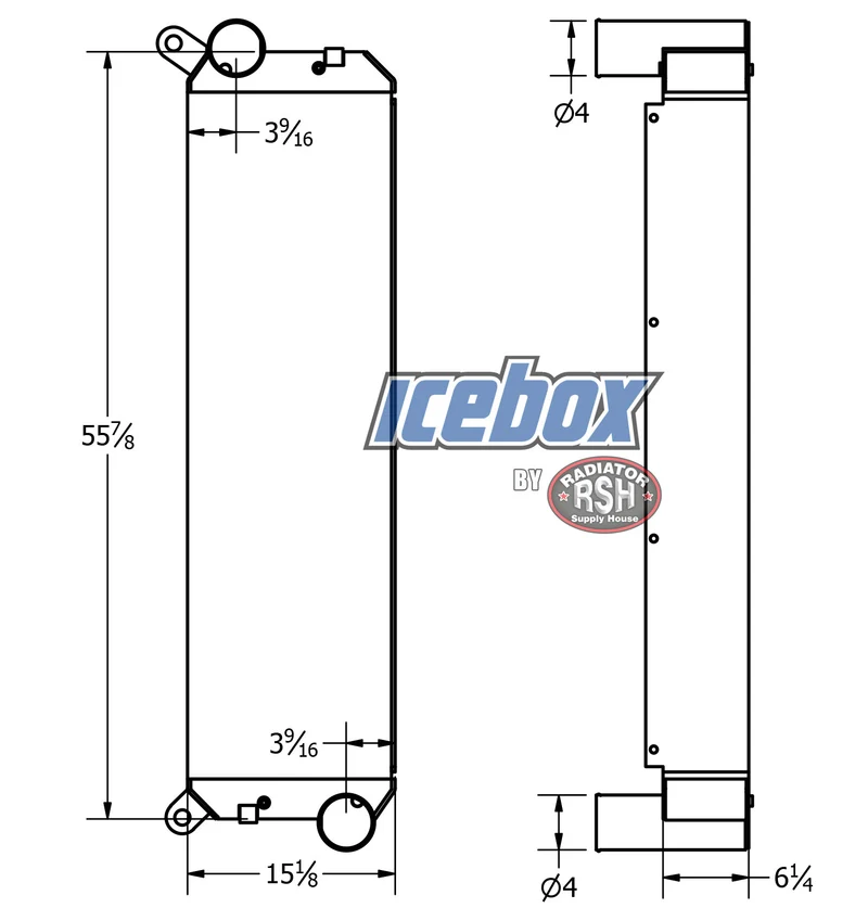 CAT C13B Charge Air Cooler # 851260