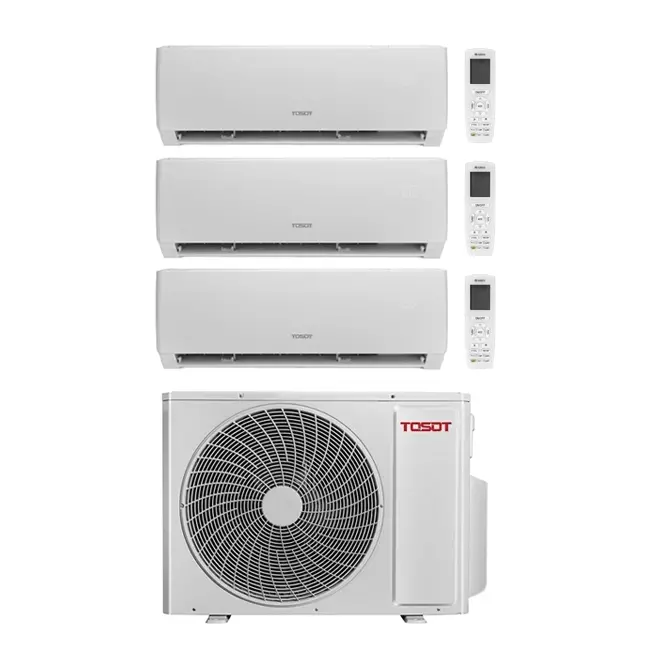 Tosot PULAR Triple split airco Inverter 091212P R32 1x2,5 + 2x 3,5 kW set