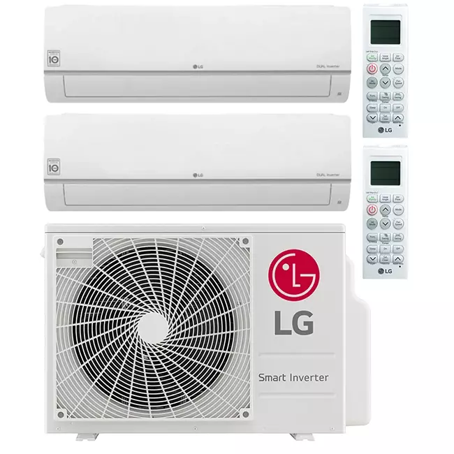LG Duo split airco MU2R15-0909 R32 2x2,5 kW set