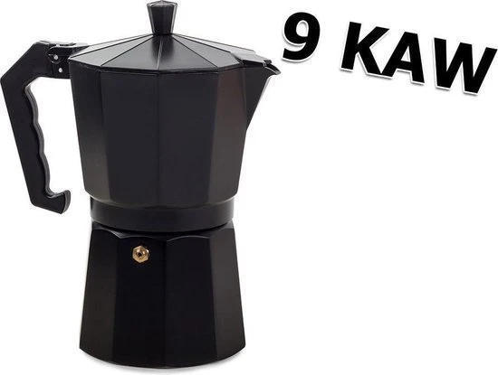 Koffie Percolator 9 Kops - Zwart