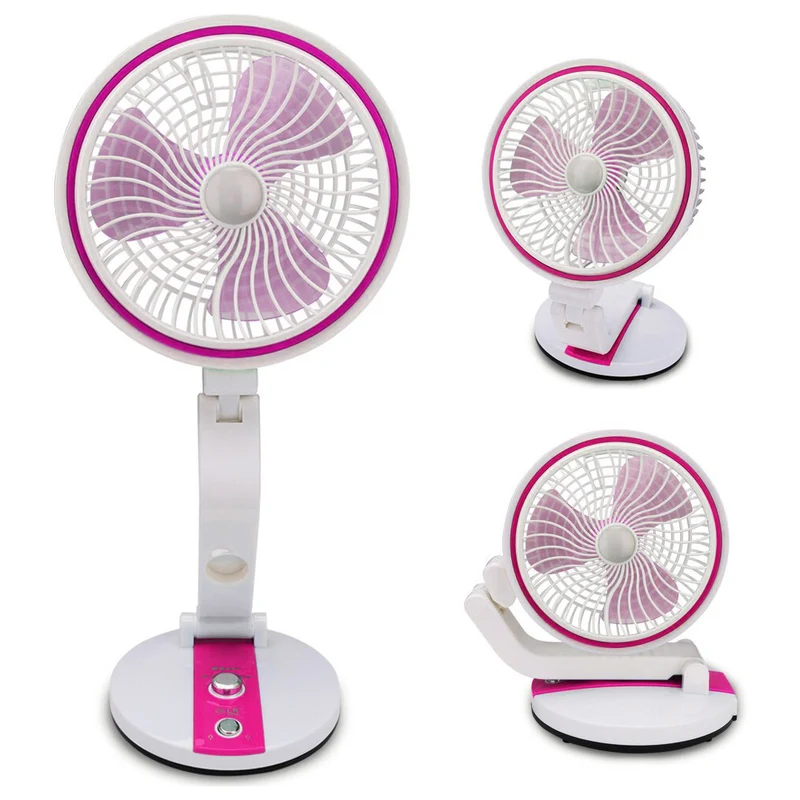 Tafelventilator Met Lamp - Roze