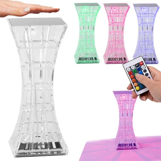 Crystal Tafellamp Touch 16 kleuren