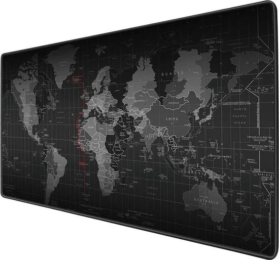 Gaming Muismat Wereldkaart 90x30