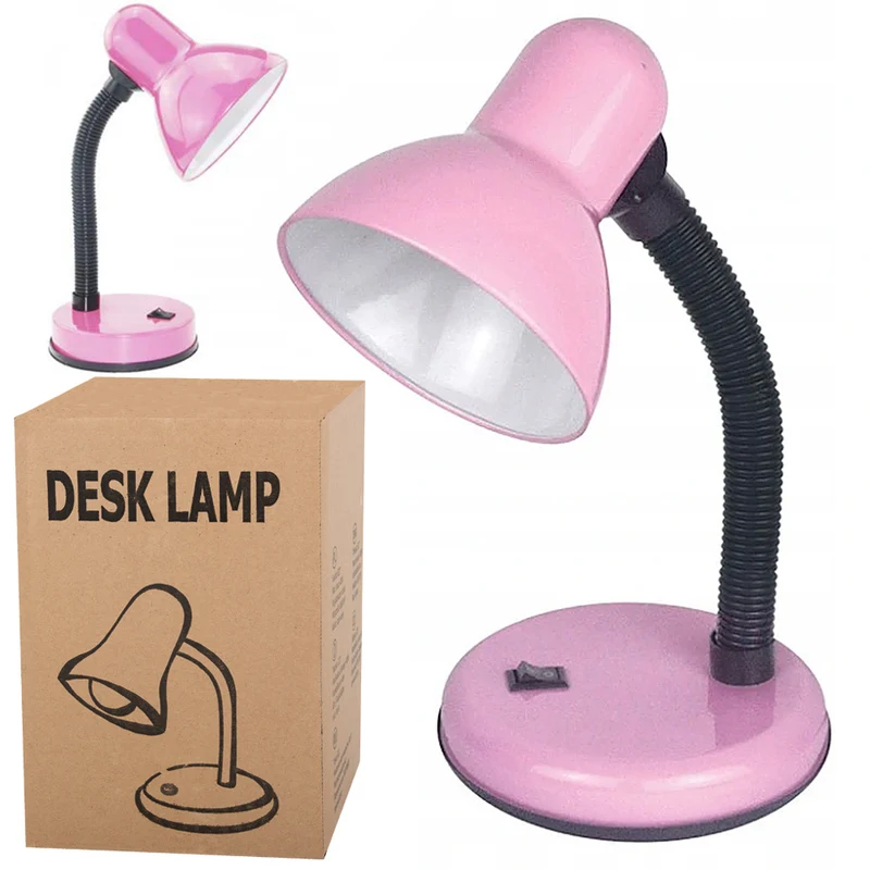 Verstelbare Schoolbureaulamp Roze