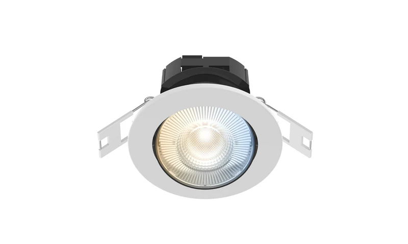 Calex Slimme Inbouwspot - Smart LED Downlight Dimbaar - Kantelbaar - Warm Wit Licht - Wit