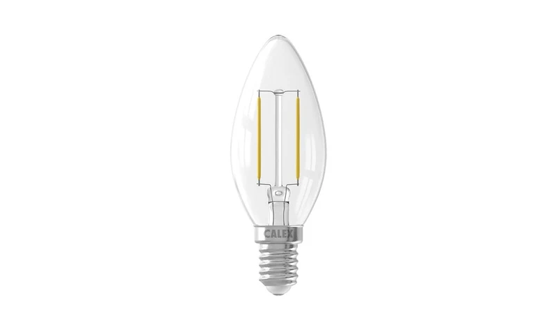 Calex Filament LED Kaarslamp - E14 - B35 - Helder - 3.5W - Dimbaar