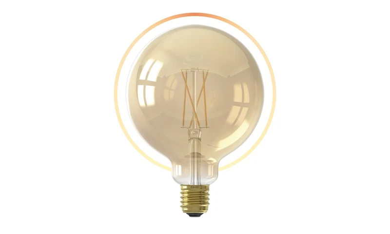 Globelamp Smart serie Calex LED Goud E27 806 lumen dimaar