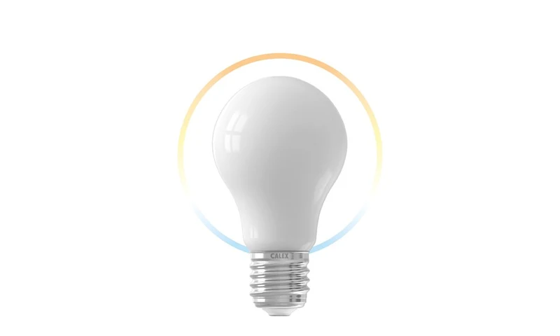 Calex Slimme Lamp - Wifi LED Verlichting - E27 - Smart Lichtbron - Dimbaar - Warm Wit licht - 7W