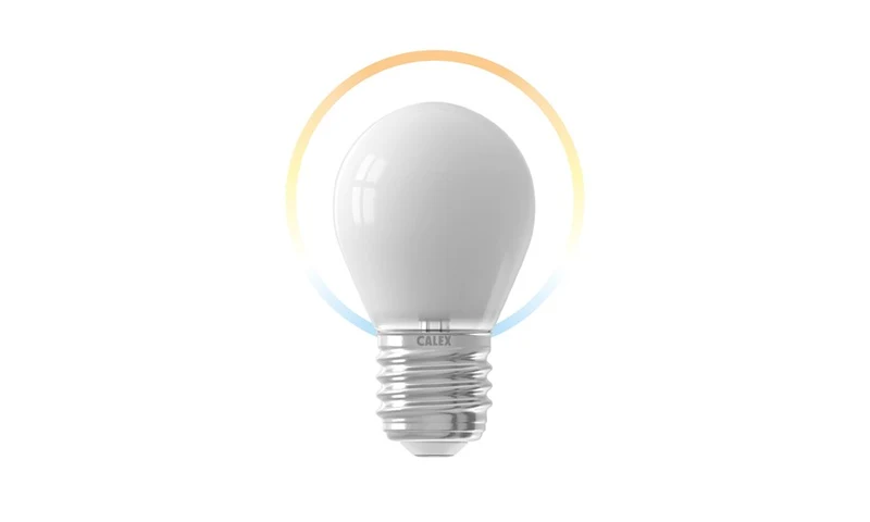 Calex Slimme Lamp - Wifi LED Verlichting - E27 - Smart Lichtbron - Dimbaar - Warm Wit licht - 4.9W