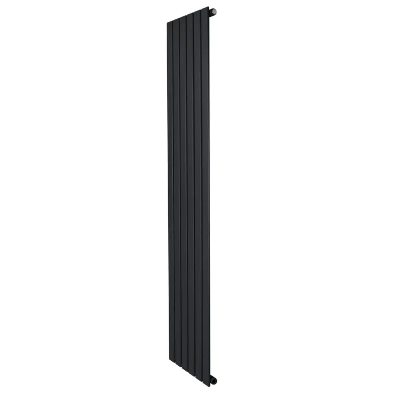 Design Radiator Vlakke Panelen - 1 Kolom – 1800 x 420mm – Zwart