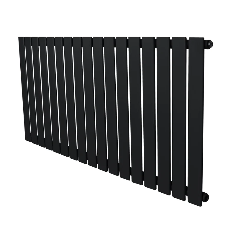 Design Radiator Vlakke Panelen - 1 Kolom – 600 x 1190mm – Zwart