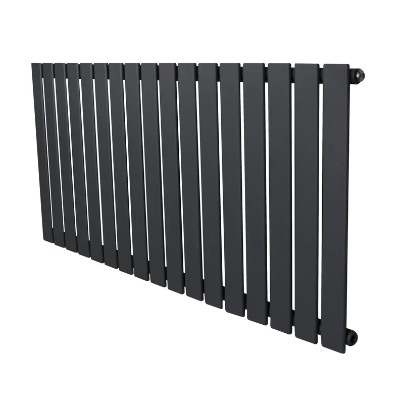 Design Radiator Vlakke Panelen - 1 Kolom – 600 x 1190mm – Antraciet Grijs