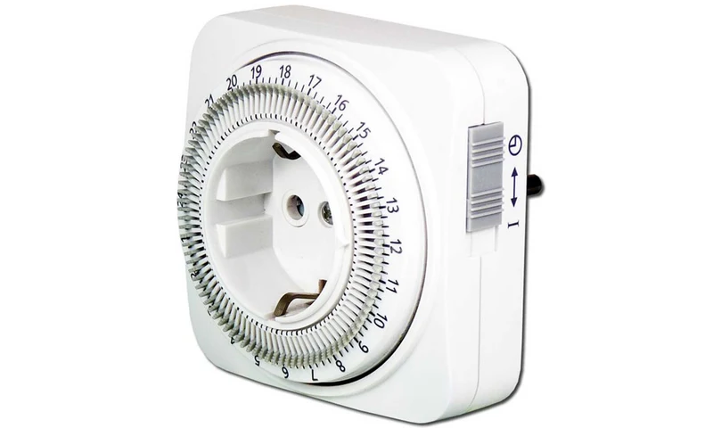 Ecosavers - Tijdschakelklok Analoog - 24 uurs timer/tijdschakelklok