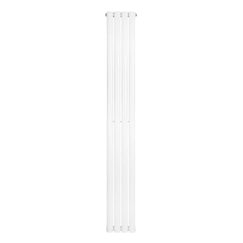 Ovale Design Radiator - 1 Kolom - 1800 mm x 240 mm - Wit