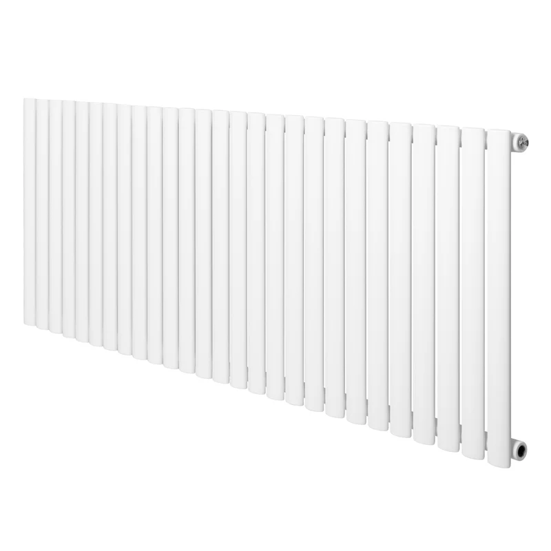 Ovale Design Radiator - 1 Kolom - 600 mm x 1620 mm - Wit
