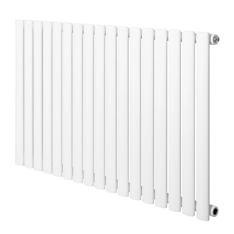 Ovale Design Radiator - 1 Kolom - 600 mm x 1020 mm - Wit