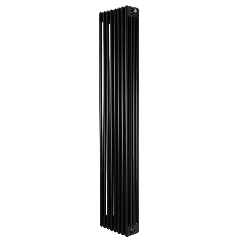 Traditionele 4-Kolom Radiator - 1800 x 380 mm - Zwart