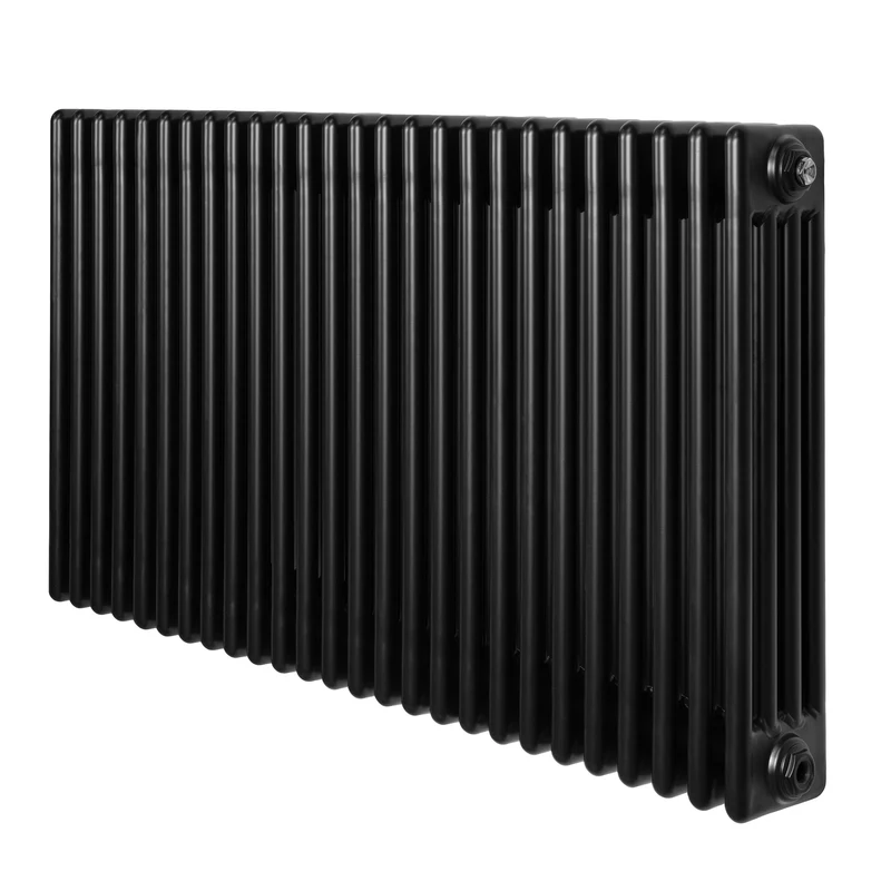 Traditionele 4-Kolom Radiator - 600 x 1190mm - Zwart