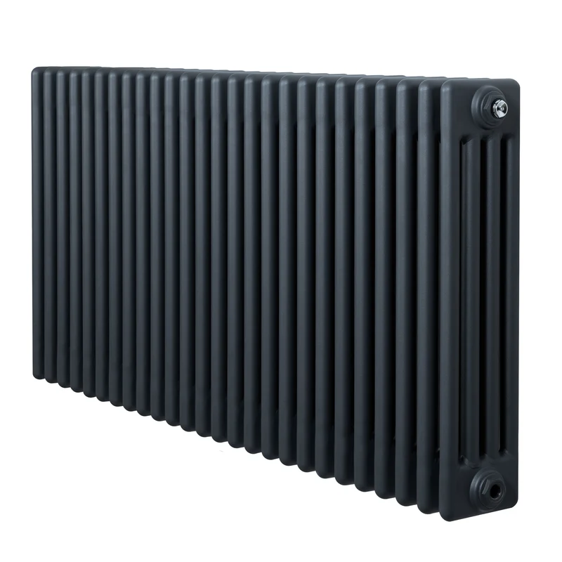 Traditionele 4-Kolom Radiator - 600 x 1190mm - Antraciet Grijs