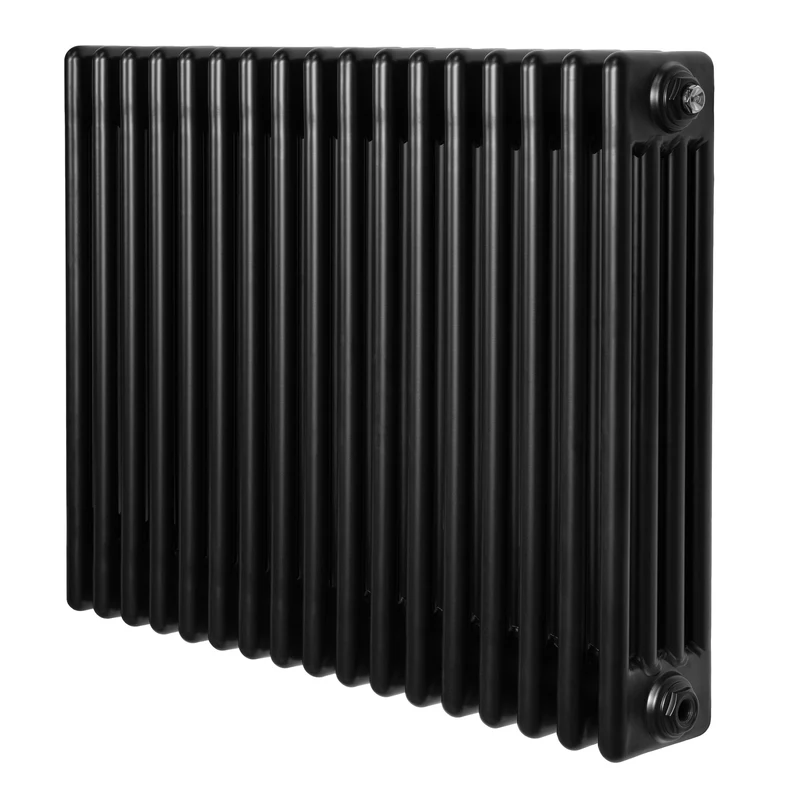 Traditionele 4-Kolom Radiator - 600 x 785 mm - Zwart